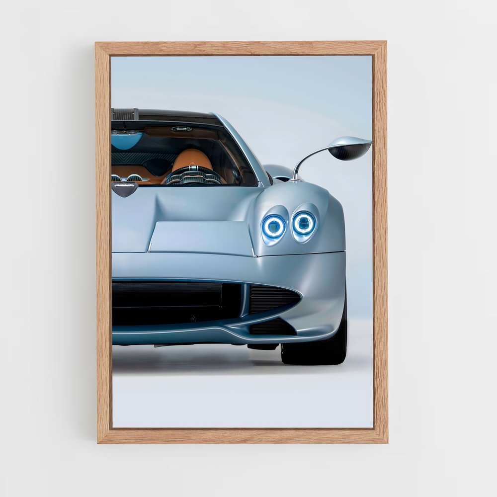 Poster Huayra Blue Dream – affiche Pagani (vue 4)